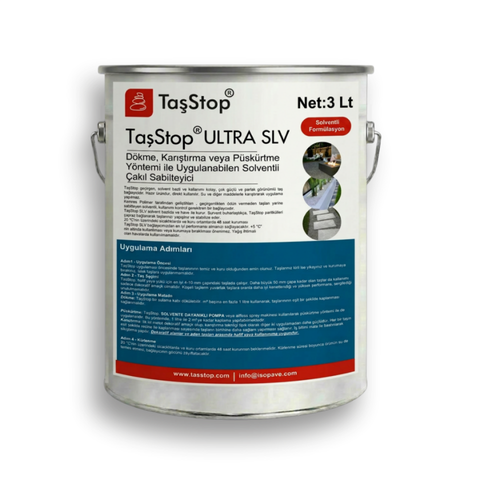 TAŞSTOP SLV Çakıl Bağlayıcı (Solventli) / Kg - 3