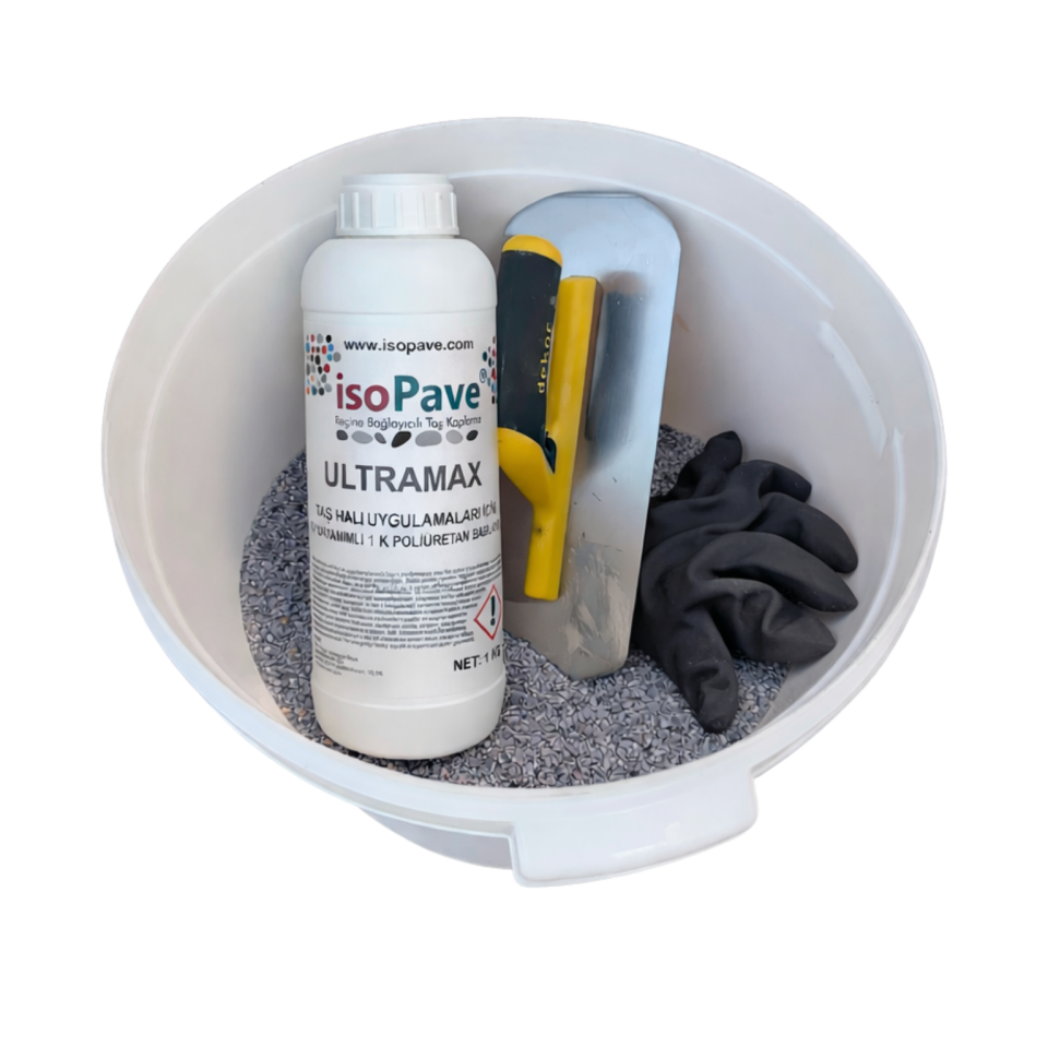Isopave Taş Halı Kendin Uygula Kiti Malalı (DIY) – Ultramax Reçineli