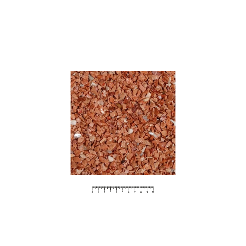 7-15 mm Kırma Mozaik Çakıl  Kırmızı Renk / Kg - 10