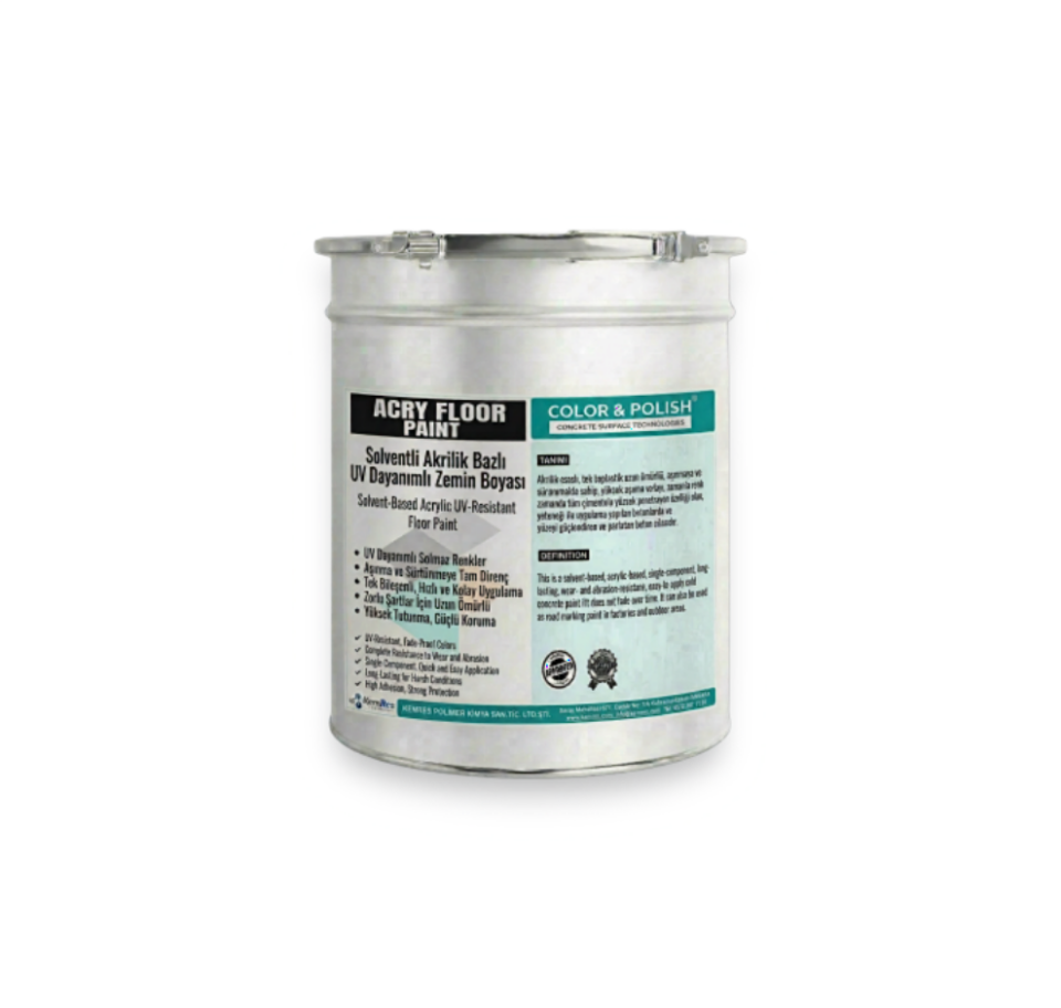 ACRY FLOOR PAINT Akrilik Esaslı Zemin Boyası ve Koruyucu Kaplama
