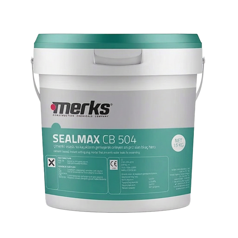 SEALMAX 2K CB 504 SUPER ELASTİK SET İki Bileşenli Çimento Akrilik Esaslı Süper Elastik Su Yalıtım Malzemesi / Kg - 15