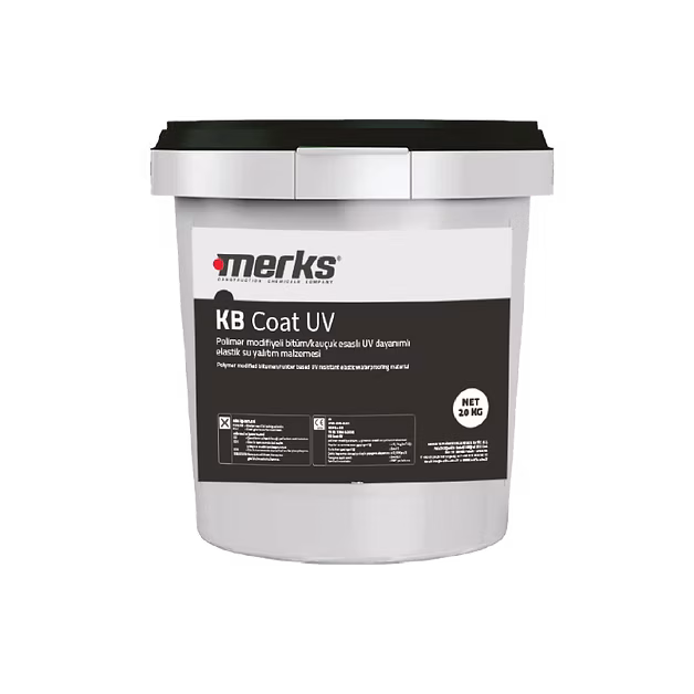 KB COAT UV Bitüm Kauçuk Esaslı, Tek Komponentli, UV Dayanımlı, Yüksek Elastikiyete Sahip, Su Yalıtım Malzemesi