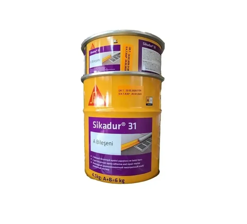 SİKADUR 31 (A+B) İki Bileşenli Epoksi Esaslı Yapıştırma ve Tamir Harcı / Kg - 6
