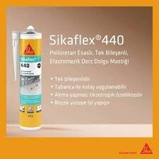 SİKAFLEX 440 Poliüretan Esaslı Elastik Derz Dolgu ve Sızdırmazlık Mastiği / ml - 0,6