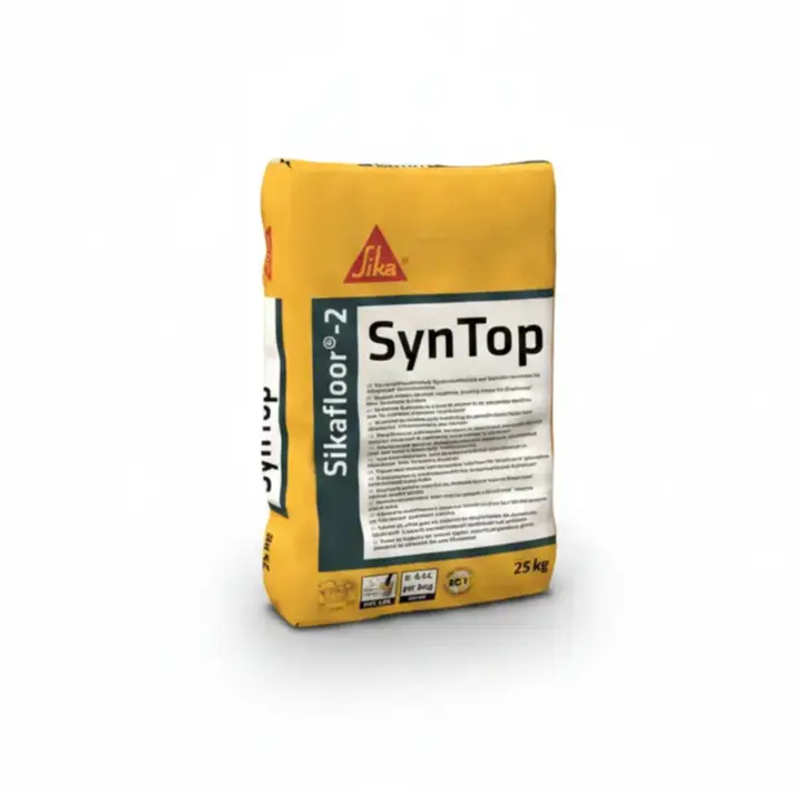 SİKAFLOOR-2 SYNTOP KIRMIZI CORUNDUM  Korund Agregalı Çimento Esaslı Kuru Serpme Yüzey Sertleştirici / Kg - 25