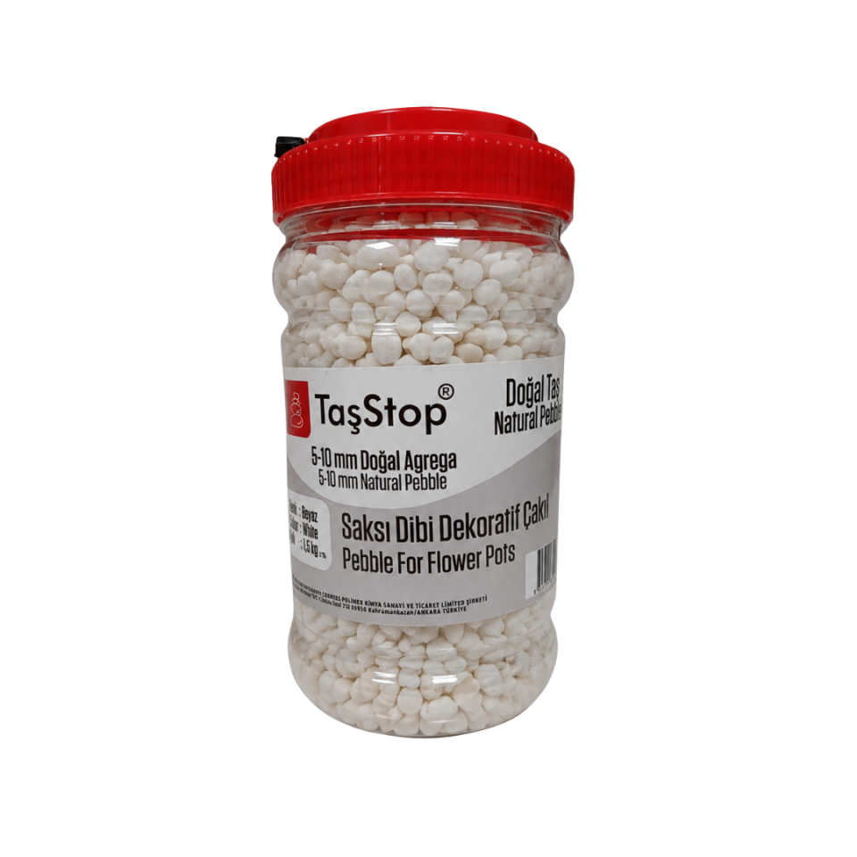 TSP TAŞSTOP BEYAZ 5-10 MM ÇAKIL (KG KVZ) - 1,5