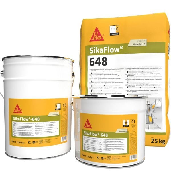 SİKAFLOW-648 Çimento Esaslı Yüksek Dayanımlı, Akıcı ve Büzülme Yapmayan Grout Harcı / Kg - 52,15